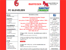Tablet Screenshot of fcglovelier.ch